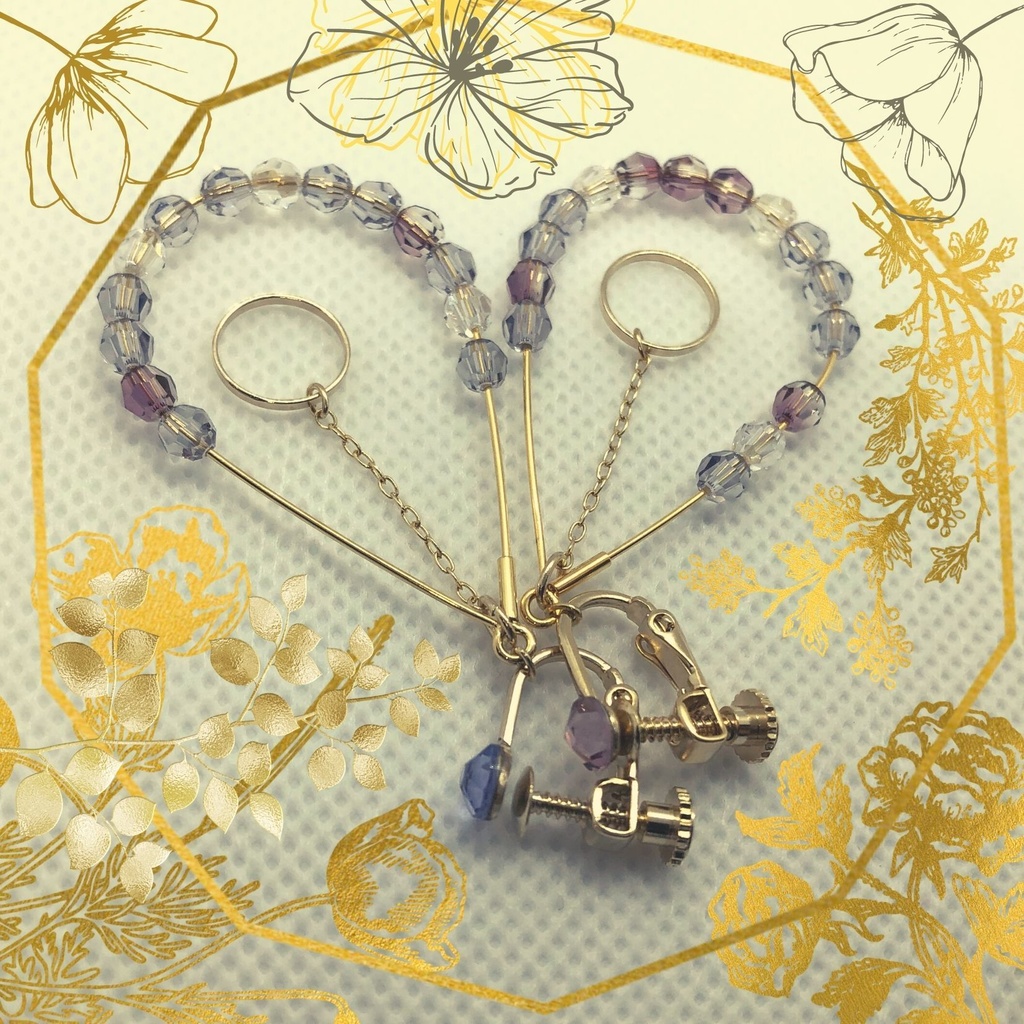 YOIイメージアクセLIFEandLOVEイヤリング/ピアス