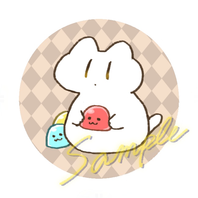 ねこリフレクター缶ストラップ