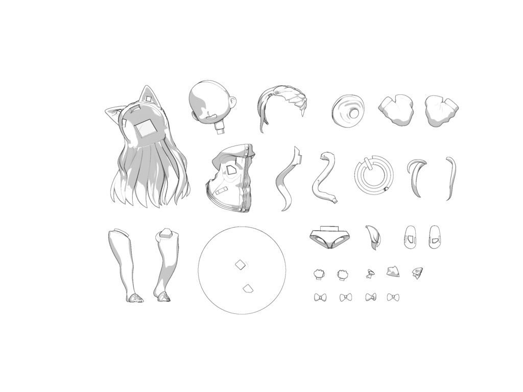 【受注生産】ブルーアーカイブ 花岡 ユズ-SDネコver