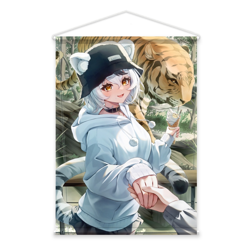 雪柳虎愛 オリジナルタペストリー