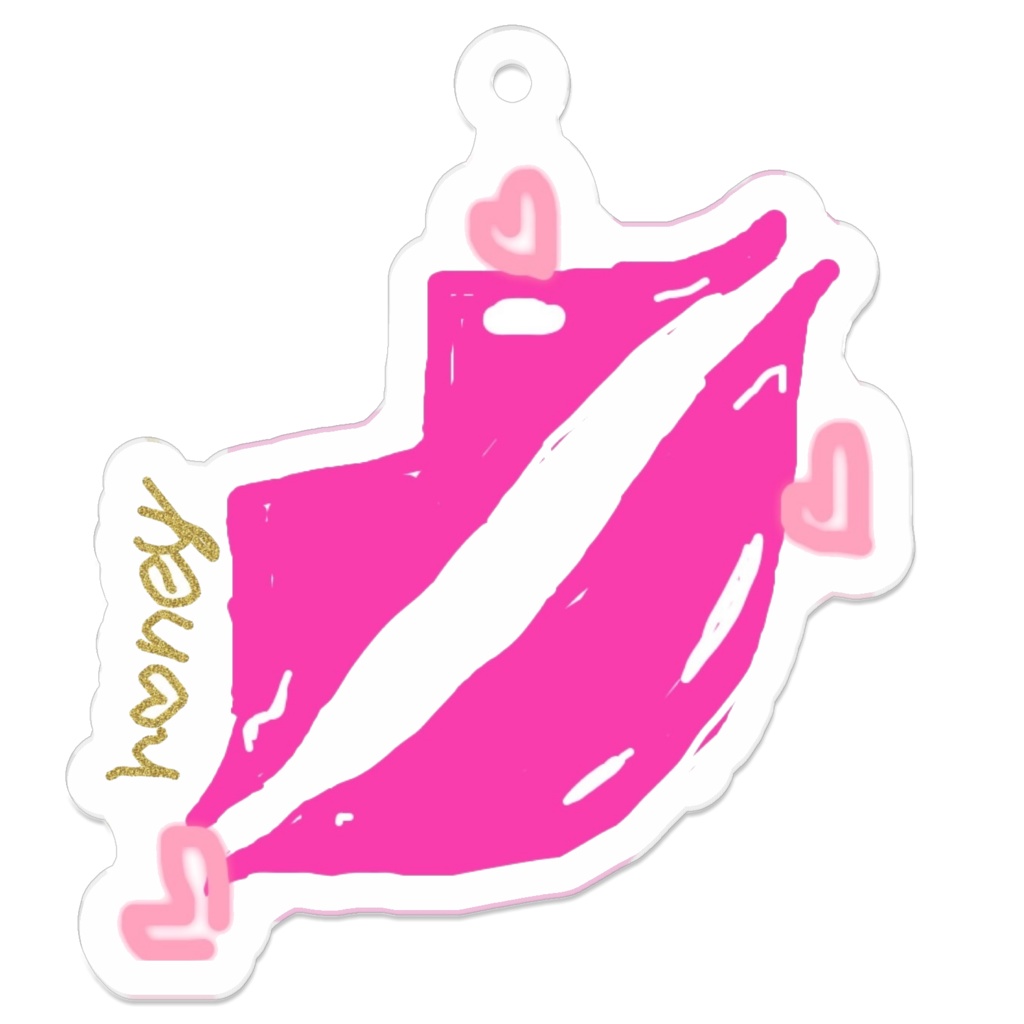 honey画伯手描き⭐︎似顔絵キーホルダー