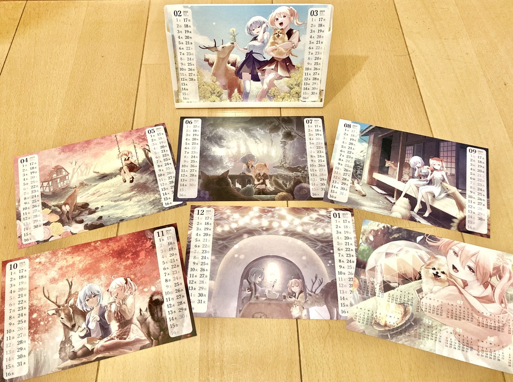 販売終了!【六周年記念】カレンダー通常版