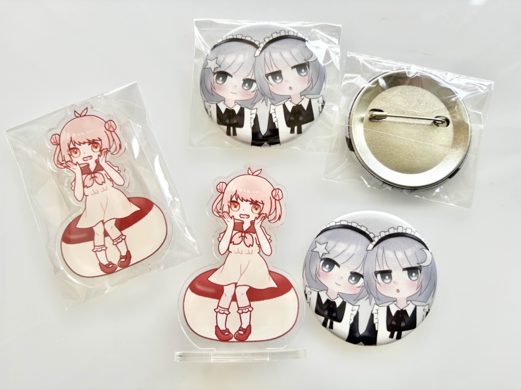 【コエパレ2025延長戦】ナコレコ缶バッジ・MANAさんアクリルスタンド