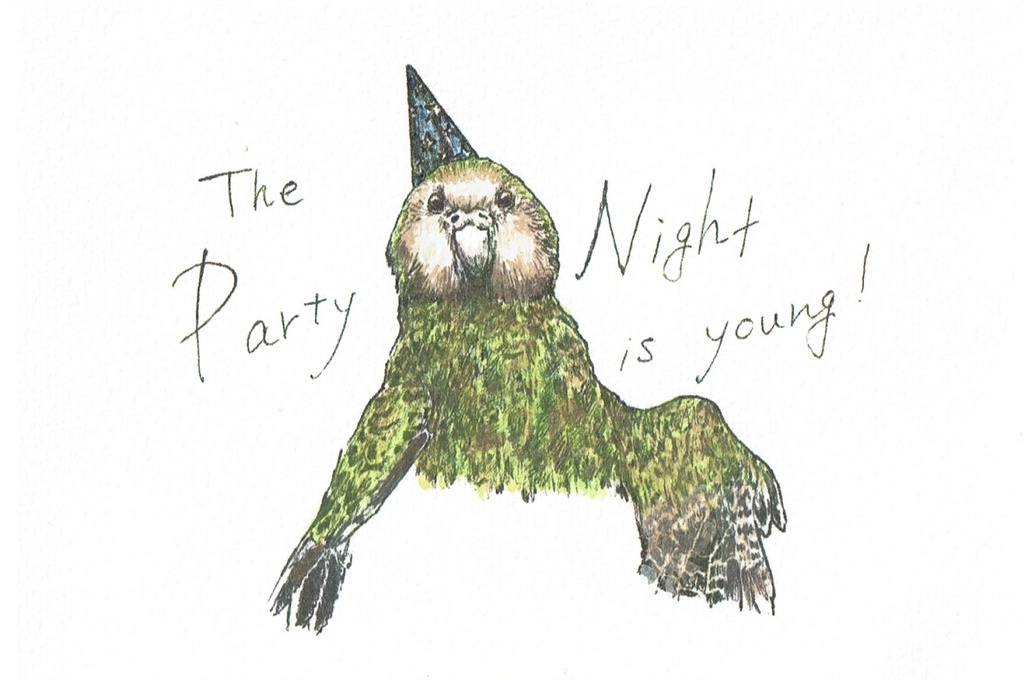 パーティー気分カカポのサコッシュ