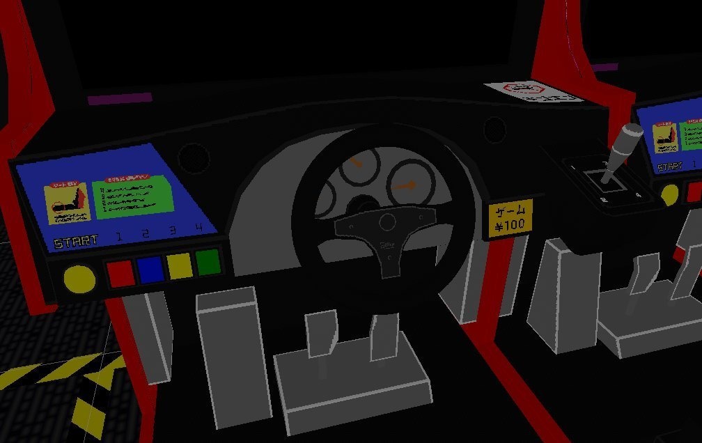 ローポリドットレースゲームの筐体