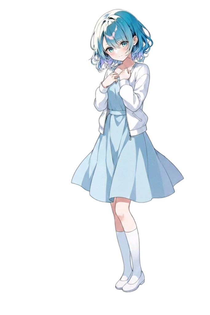 差分付き【儚げ少女１】