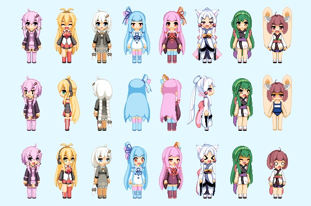 VOICEROID ドット絵素材v2
