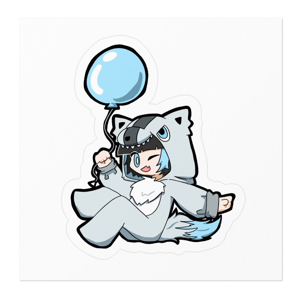 ふわふわステッカー(あおいそらver.)