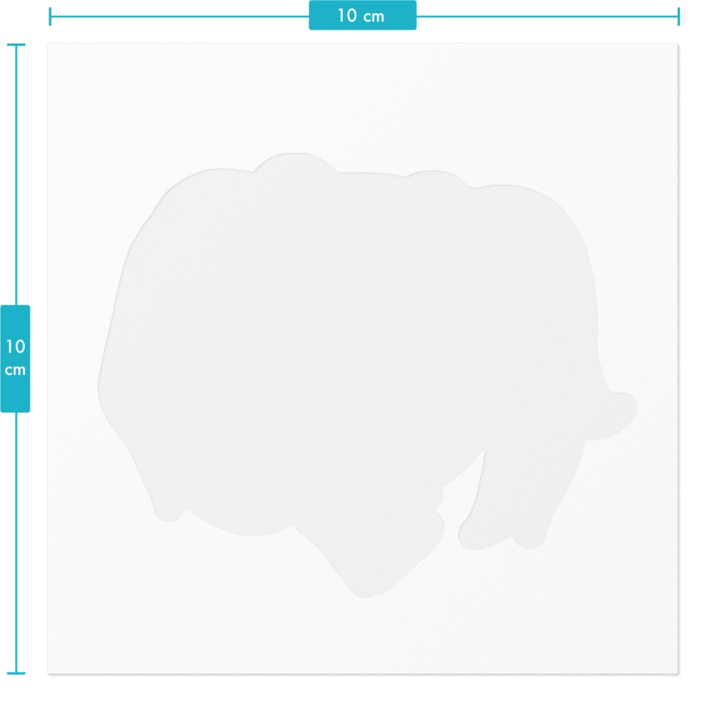 ネイビーツインテちゃんステッカー