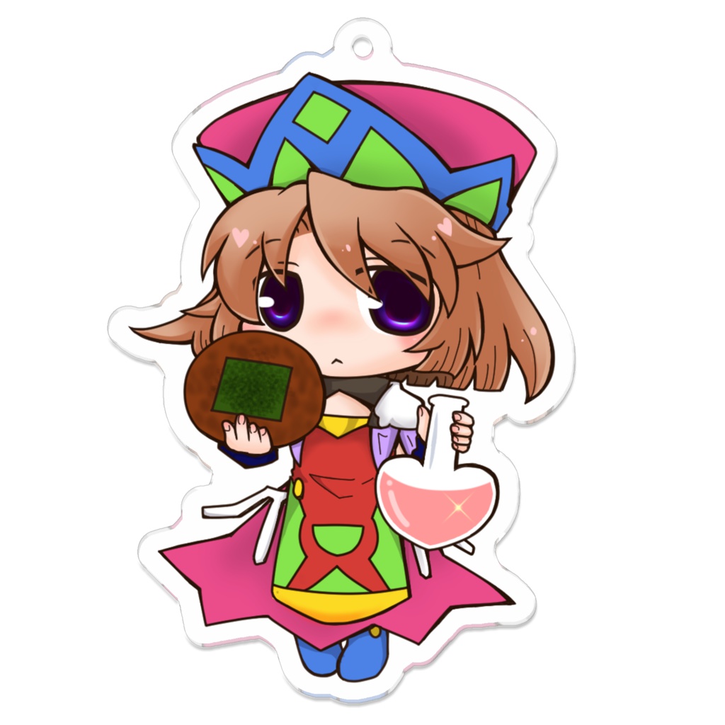ビオラさんアクキー(フラスコ)