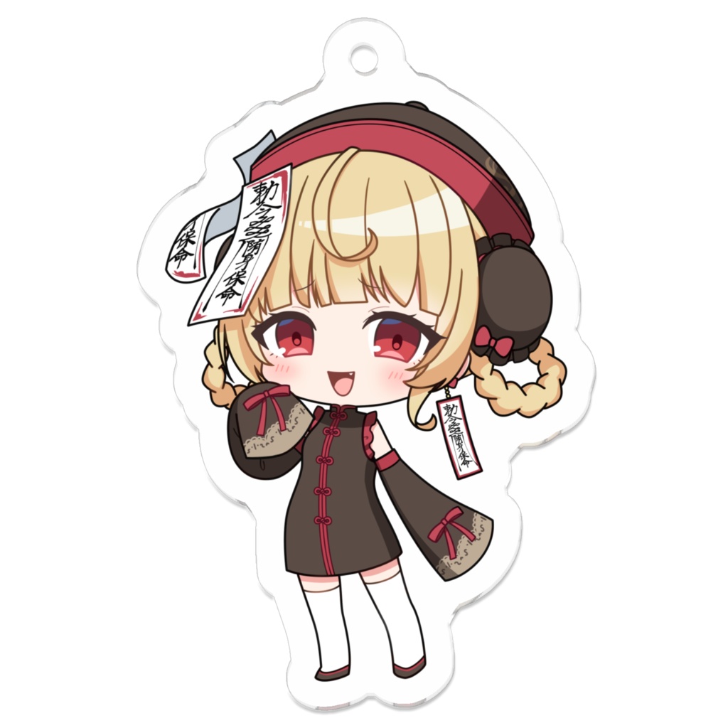 御影ちお　アクリルキーホルダー - 50 x 50 (mm)