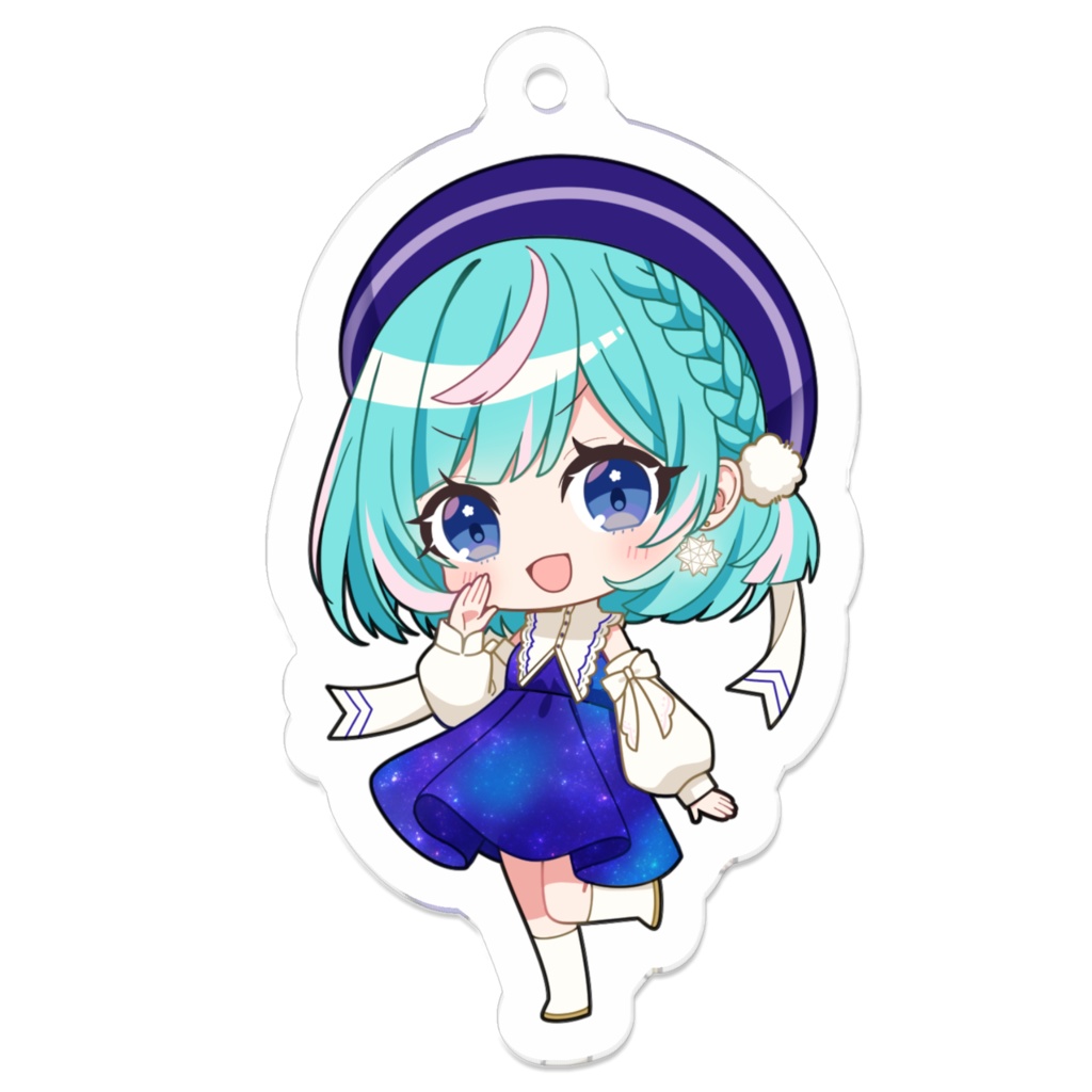 碧羽みなと アクリルキーホルダー - 50 x 50 (mm)