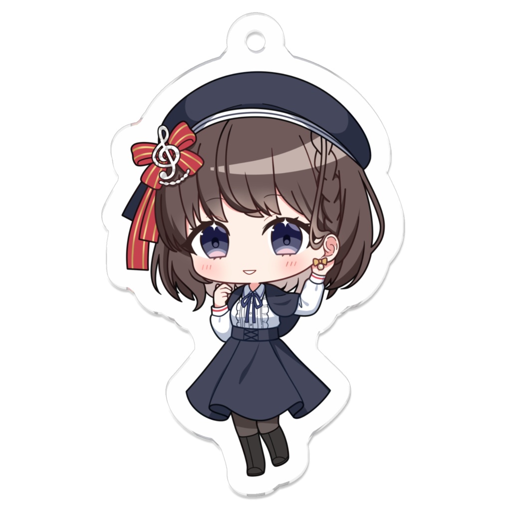 音海ゆな　アクリルキーホルダー - 50 x 50 (mm)