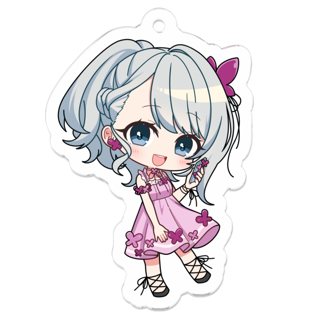 東雲もこ　アクリルキーホルダー - 50 x 50 (mm)