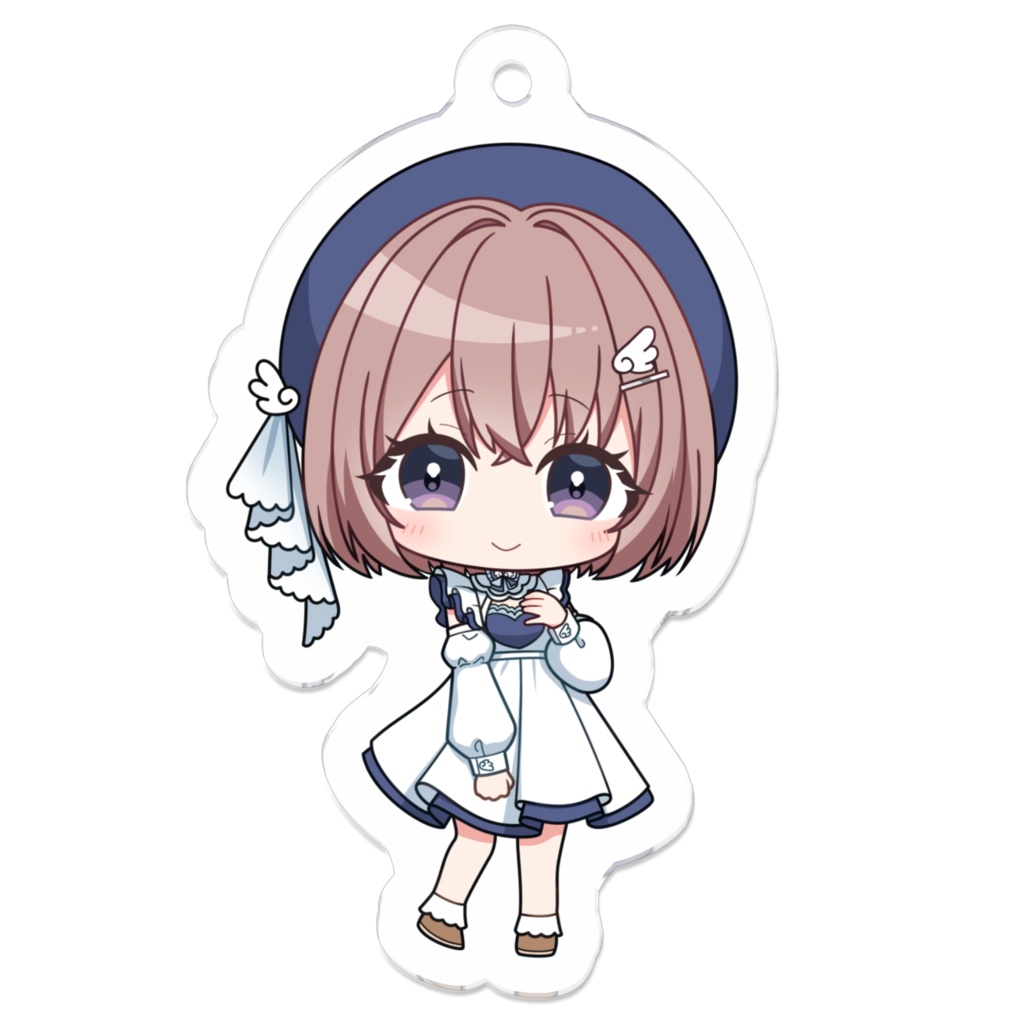 渡瀬こむぎ　アクリルキーホルダー - 50 x 50 (mm)