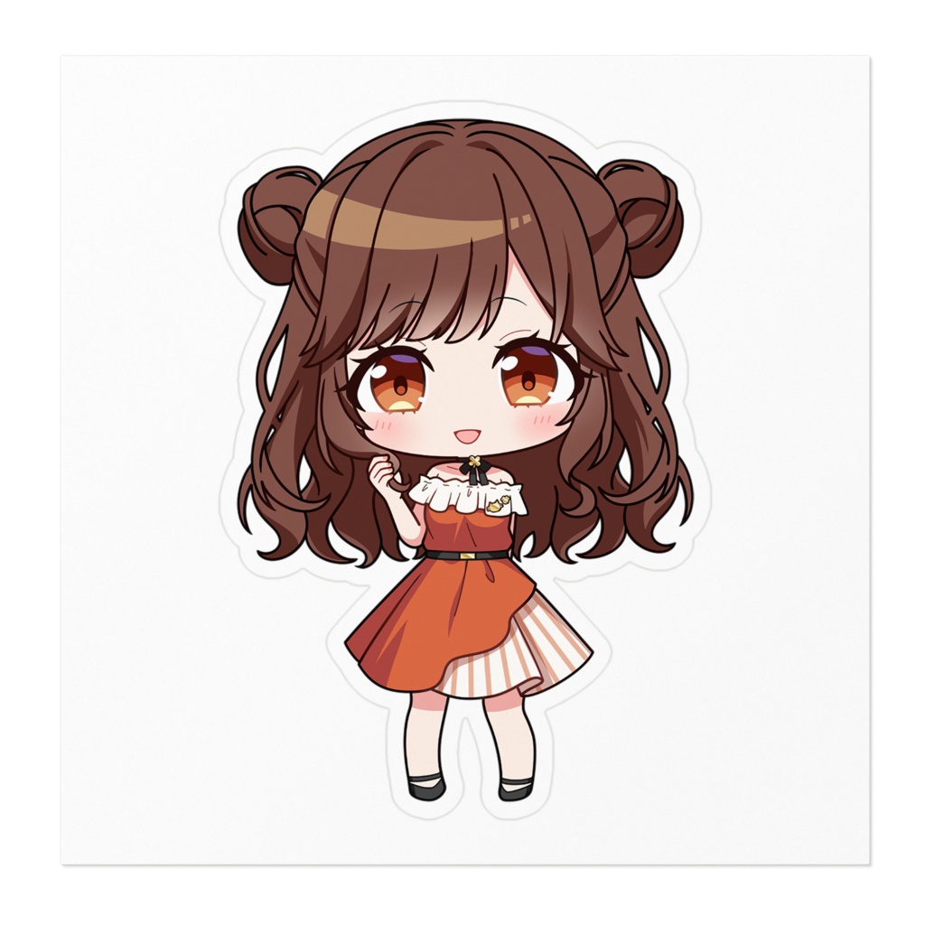 癒月愛衣 ステッカー100 x 100 (mm)