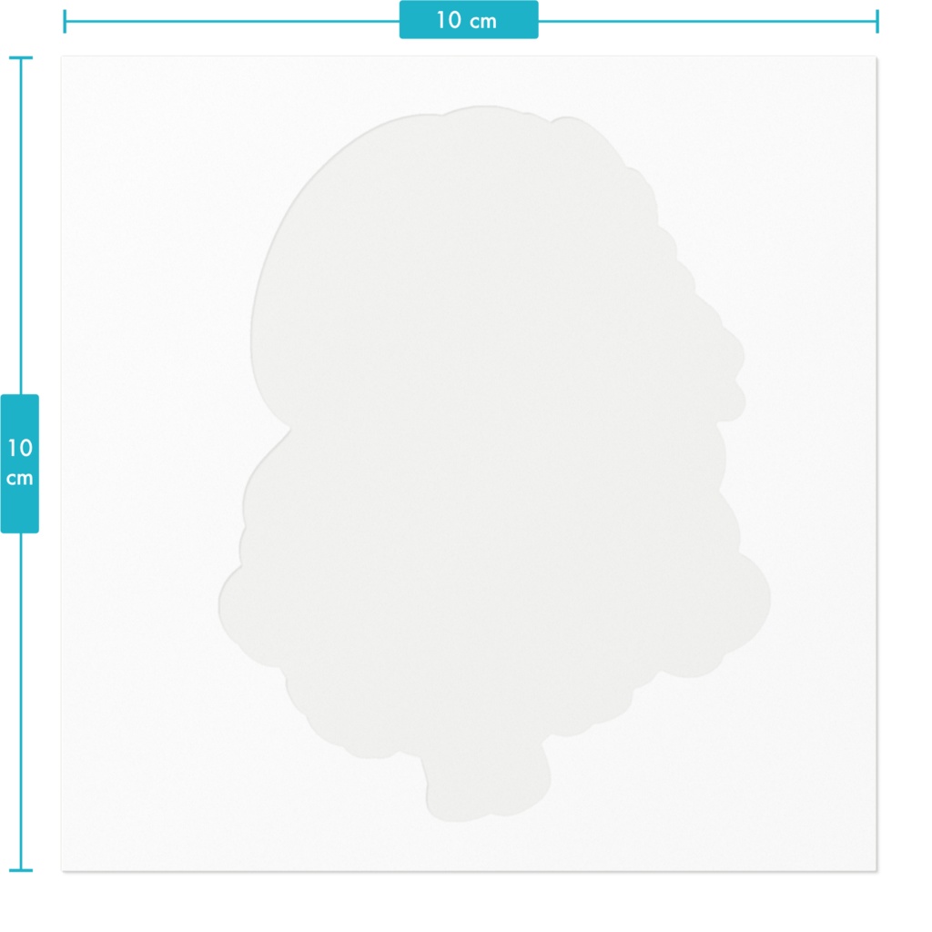 葉月こゆ ステッカー100 x 100 (mm)