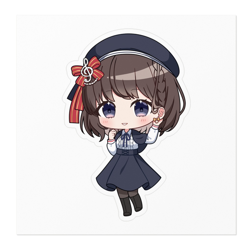 音海ゆな ステッカー100 x 100 (mm)