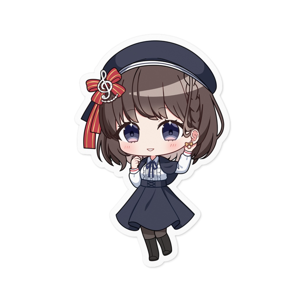 音海ゆな ステッカー100 x 100 (mm)