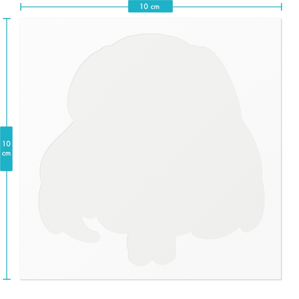 桜桃らむ ステッカー100 x 100 (mm)