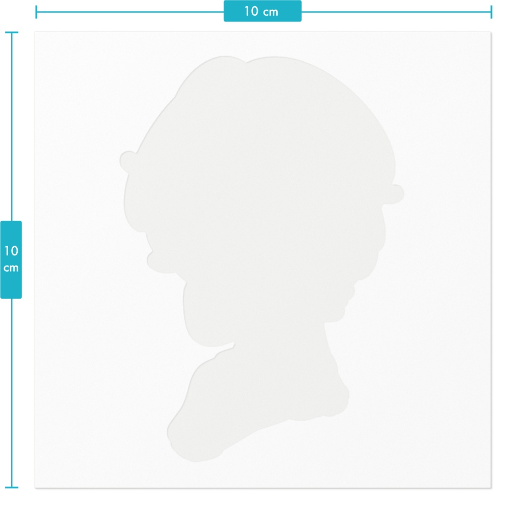 住野ちひろ ステッカー100 x 100 (mm)