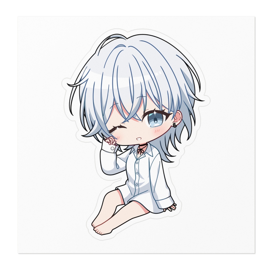 住野ちひろ ステッカー100 x 100 (mm)
