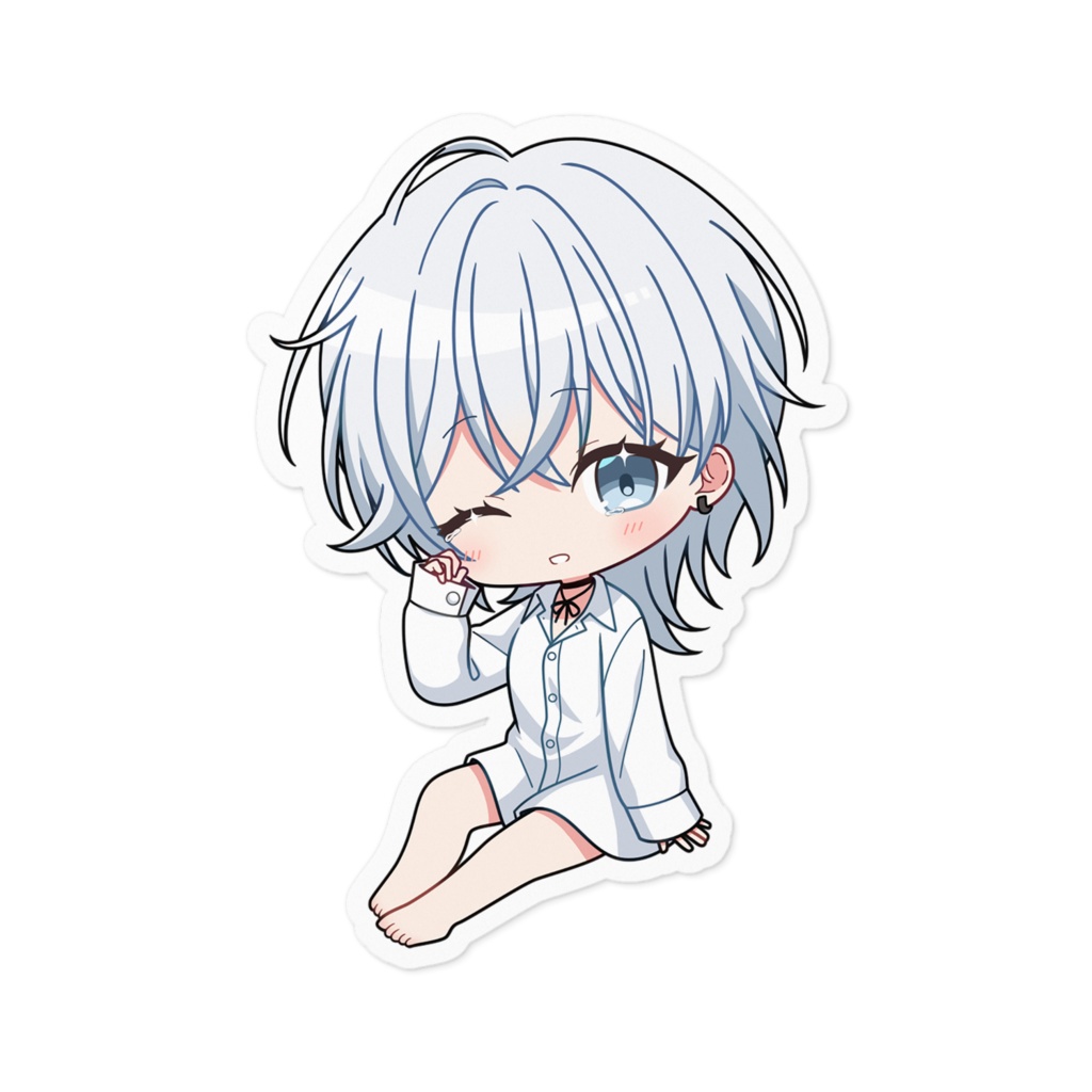 住野ちひろ ステッカー100 x 100 (mm)