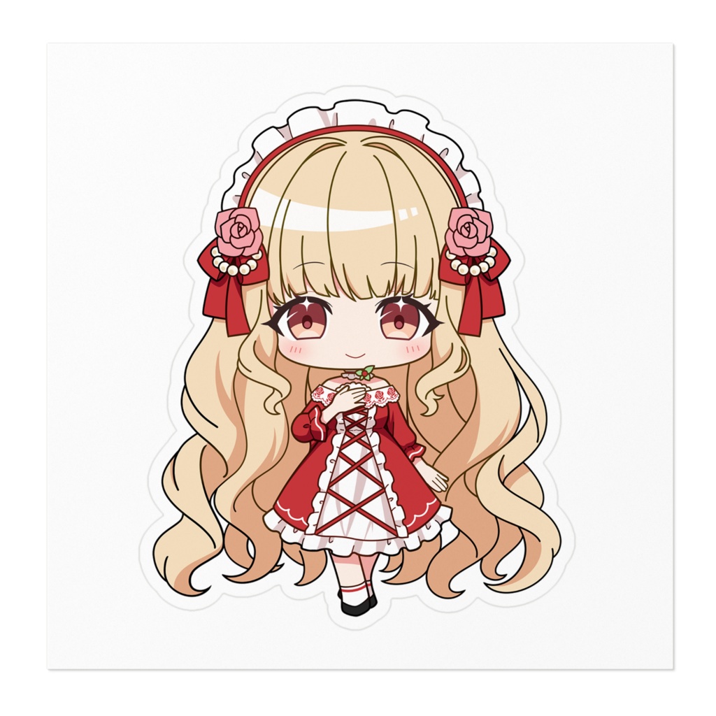 絹野とうふ ステッカー100 x 100 (mm)