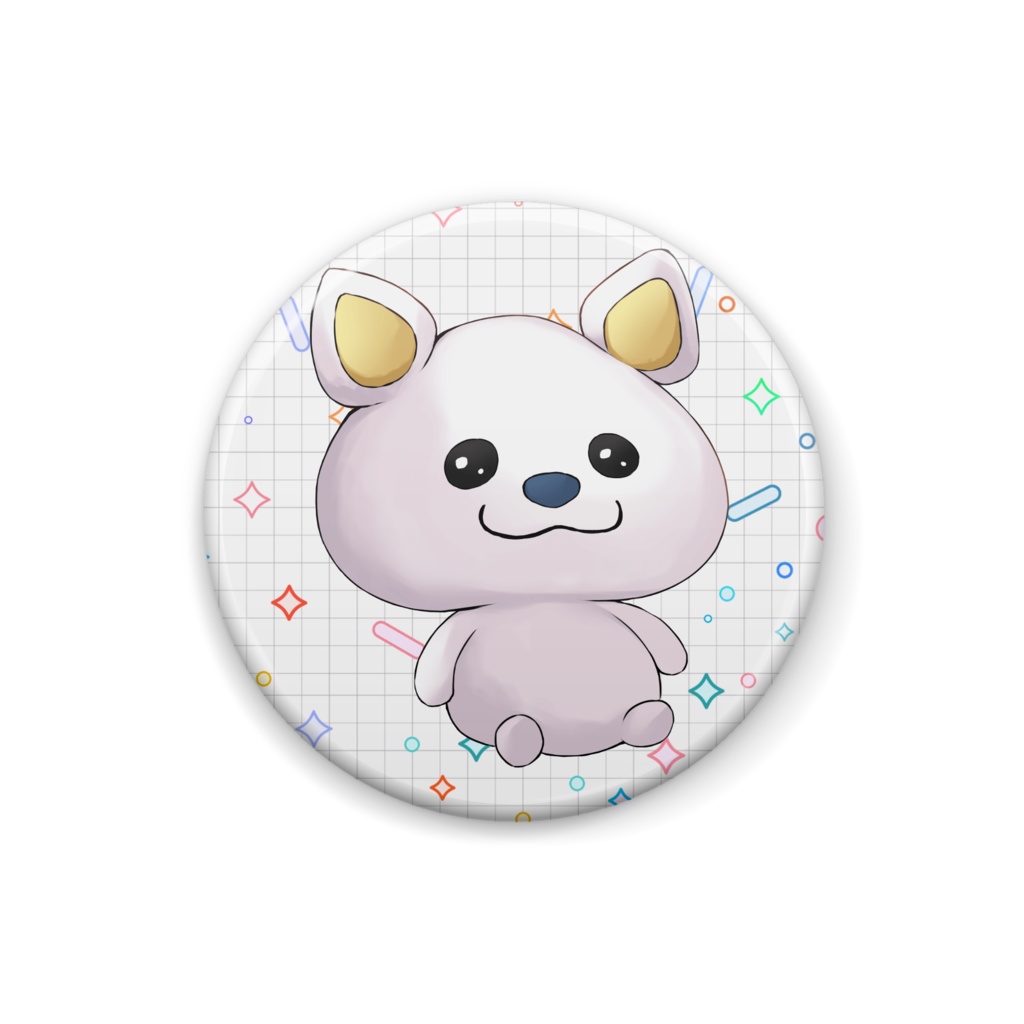 にじっ娘トーク公式 缶バッジ - 25mm