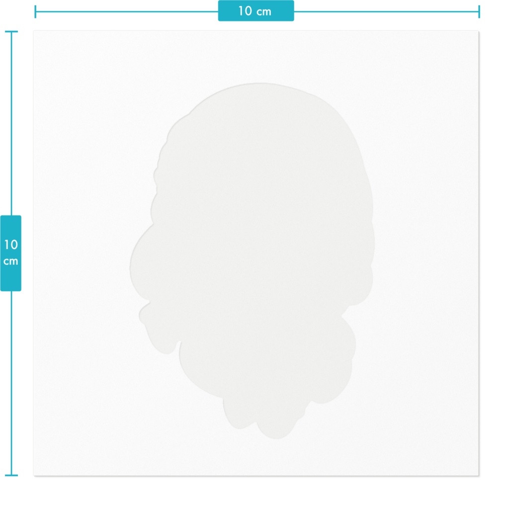 畑中まりあ ステッカー - 100 x 100 (mm)