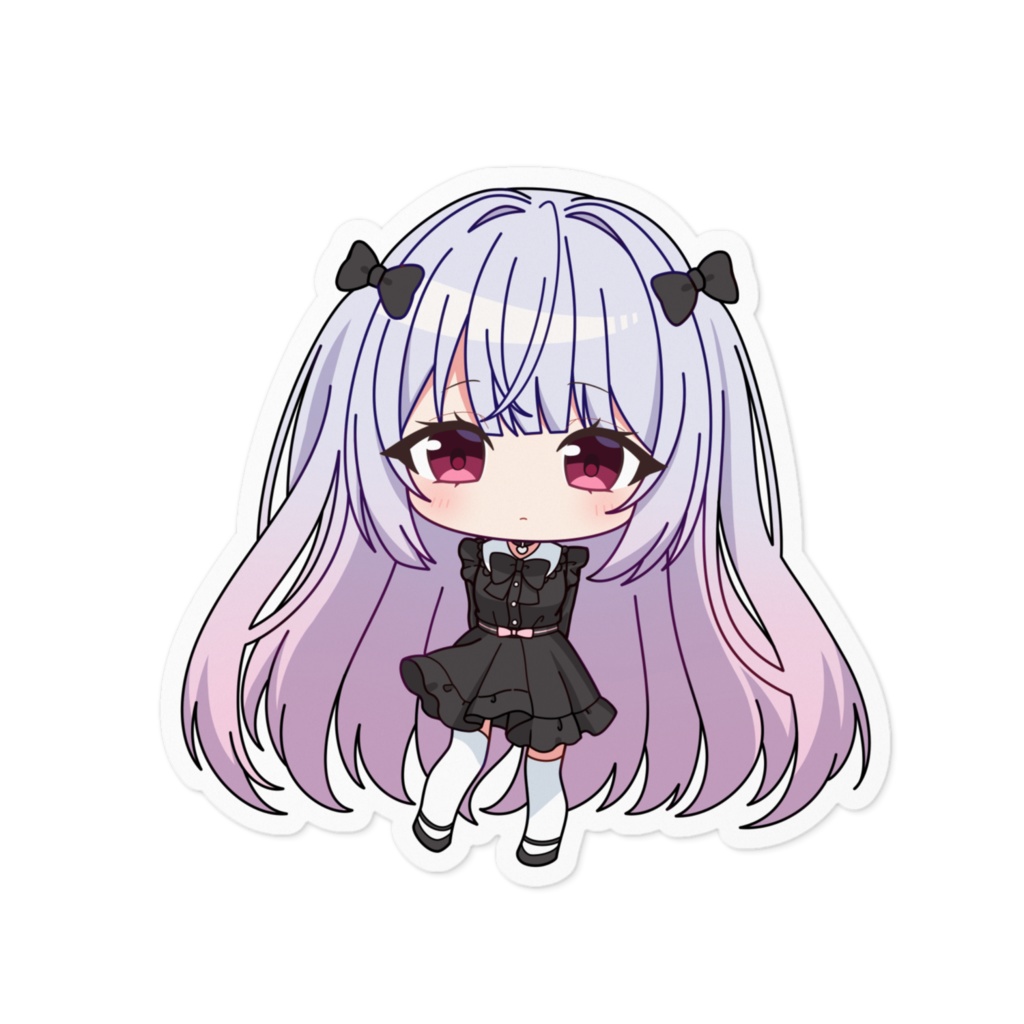 冬樹かなた ステッカー - 100 x 100 (mm)