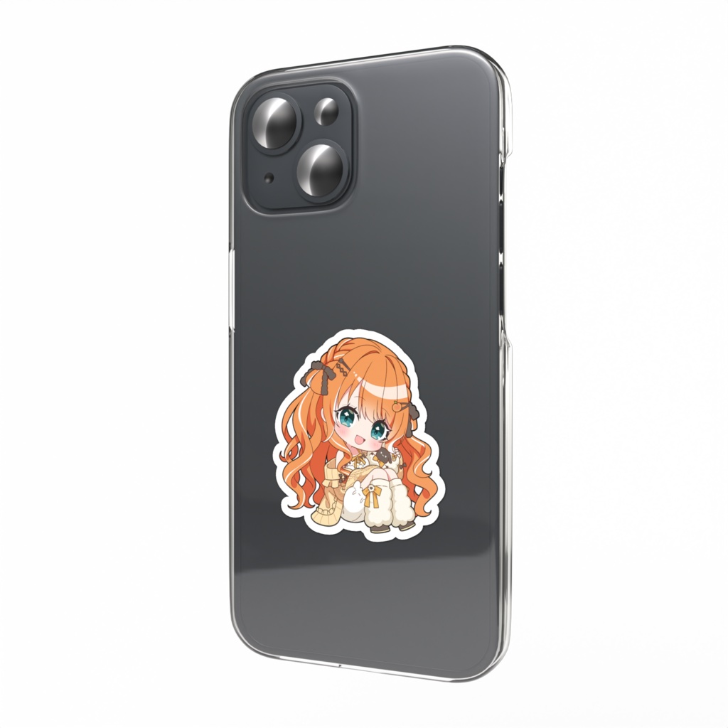 橙あんず スマホステッカー