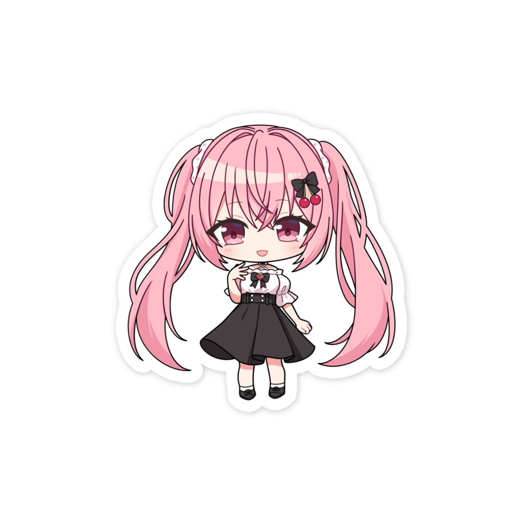 桜桃らむ スマホステッカー