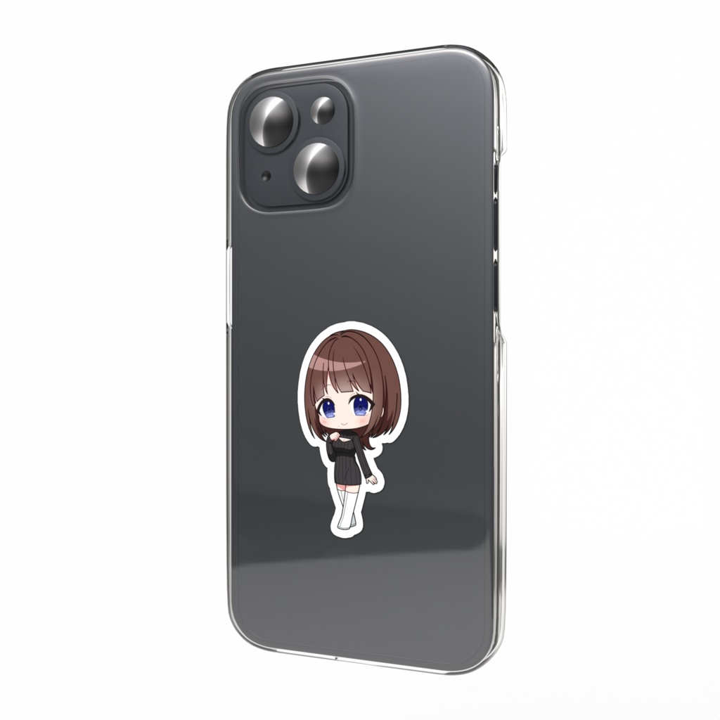 すみれ スマホステッカー
