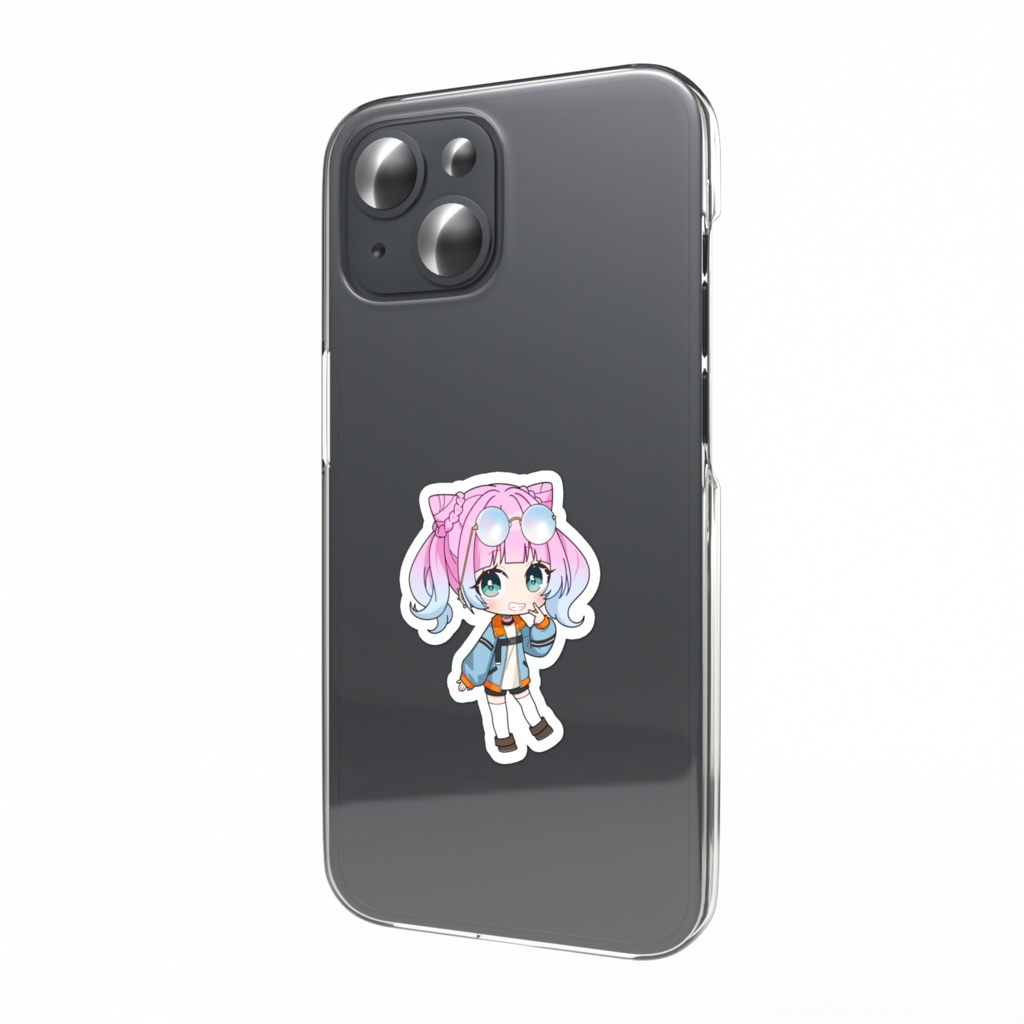 紺野きつねこ スマホステッカー