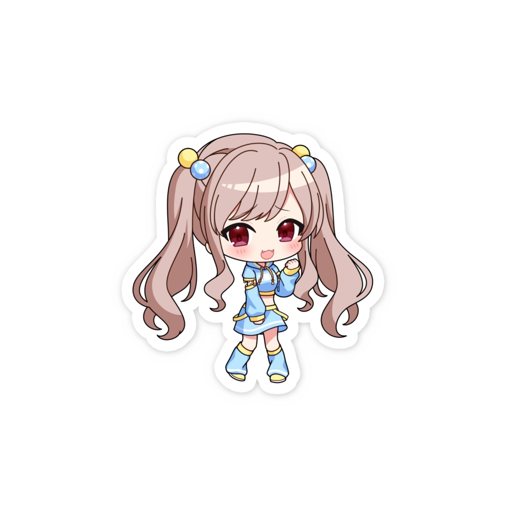 猫飴みるく スマホステッカー