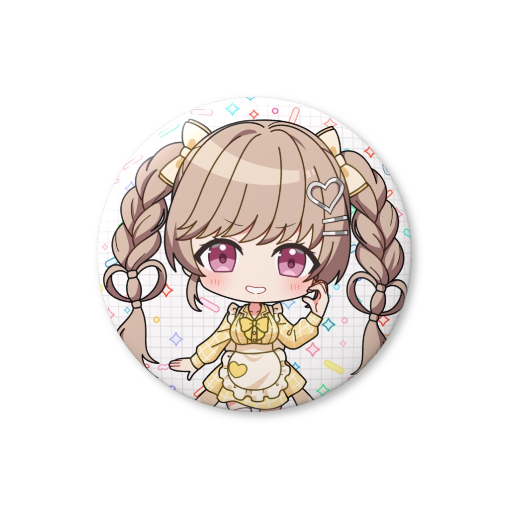 七並きゅい 缶バッジ56mm