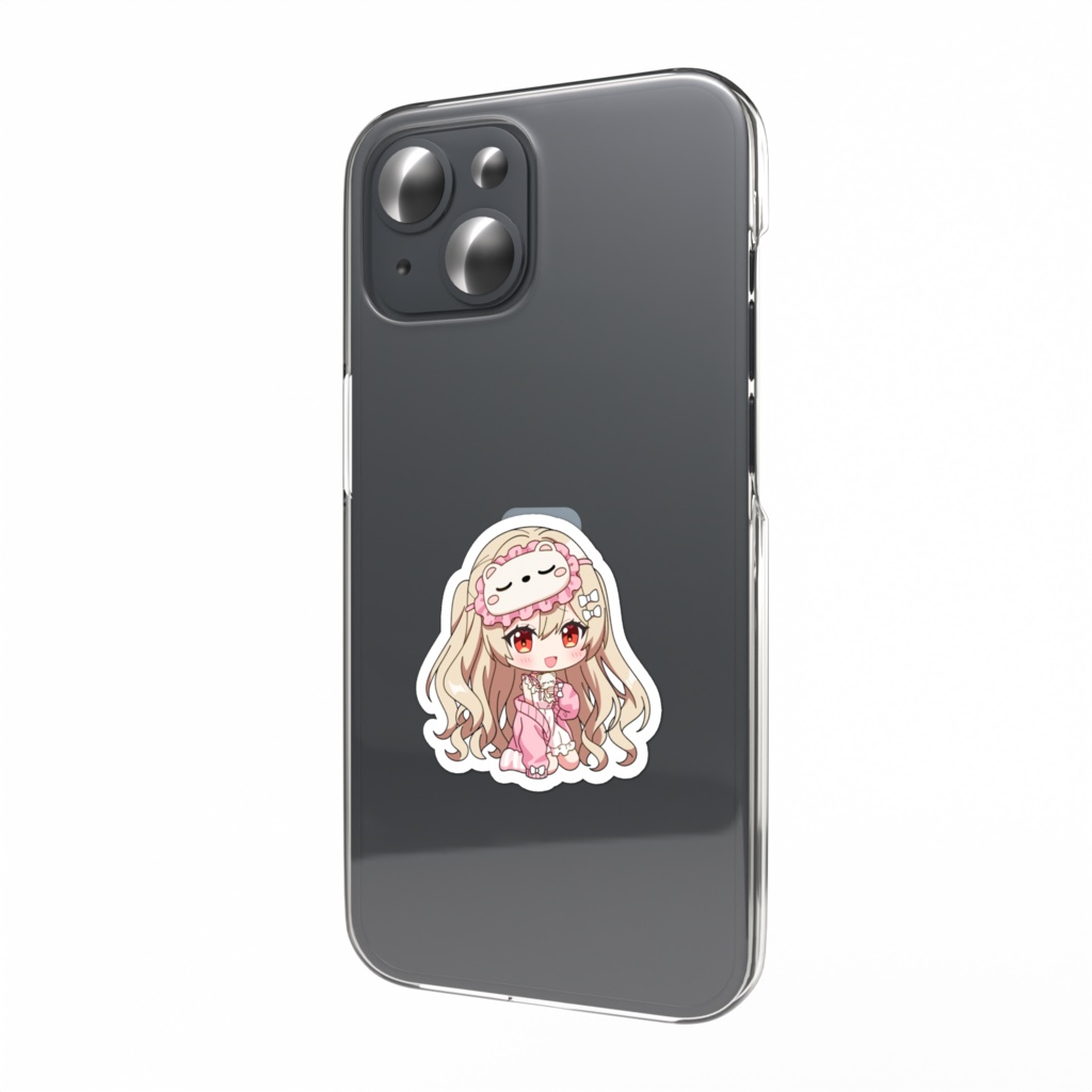 ふわもちきなこ スマホステッカー