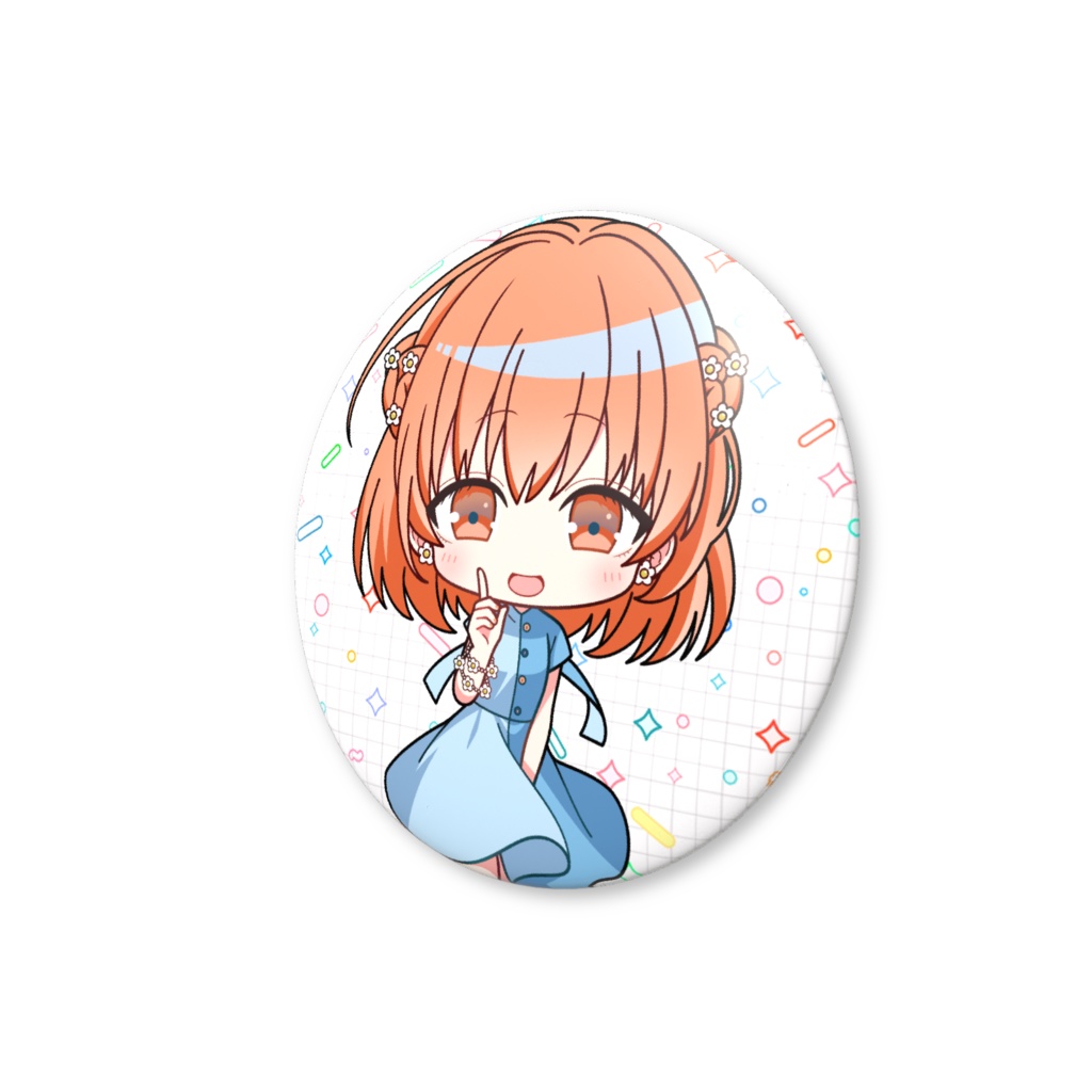 秋空とんぼ 缶バッジ56mm