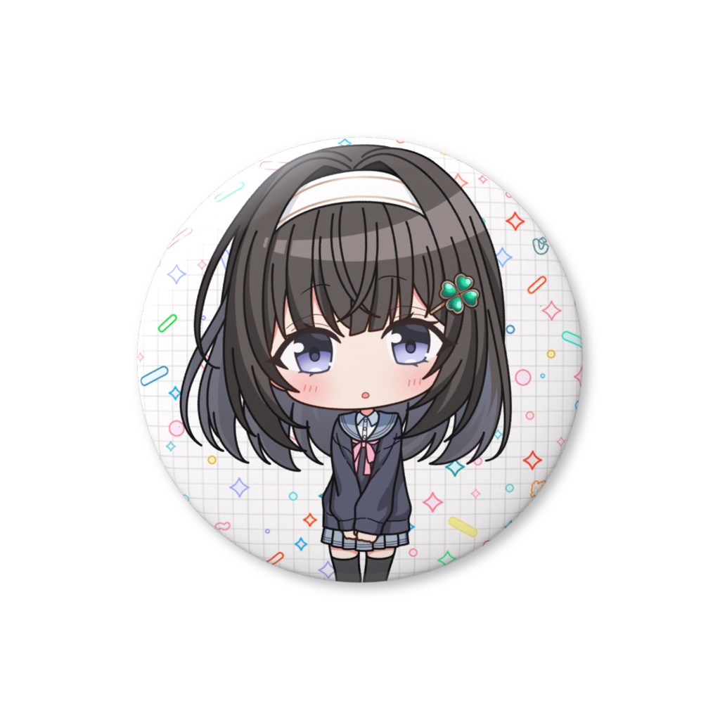 花園りり　缶バッジ56mm