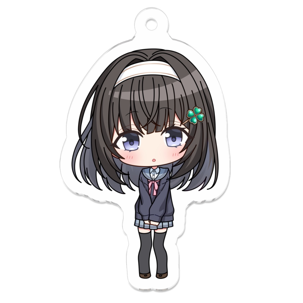 花園りり アクリルキーホルダー - 50 x 50 (mm)