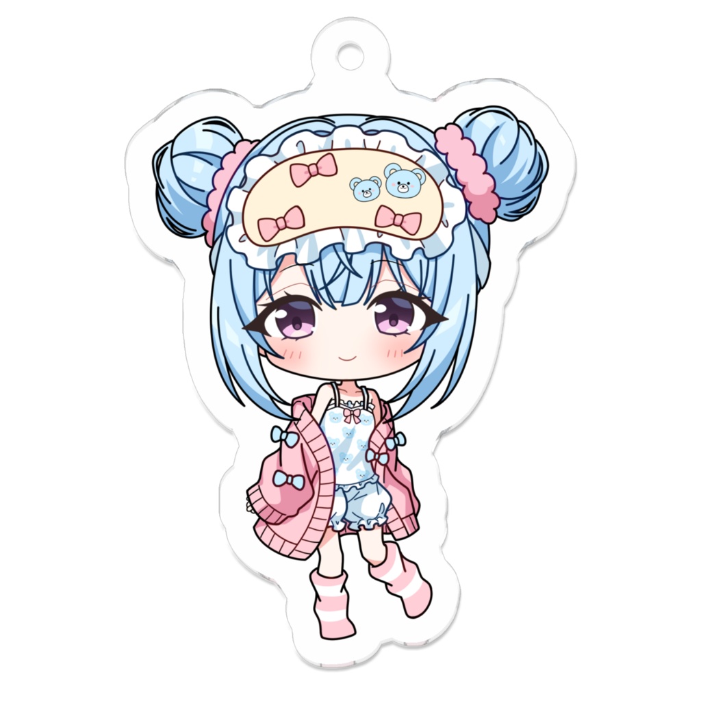 瀬戸内るみ　アクリルキーホルダー - 50 x 50 (mm)