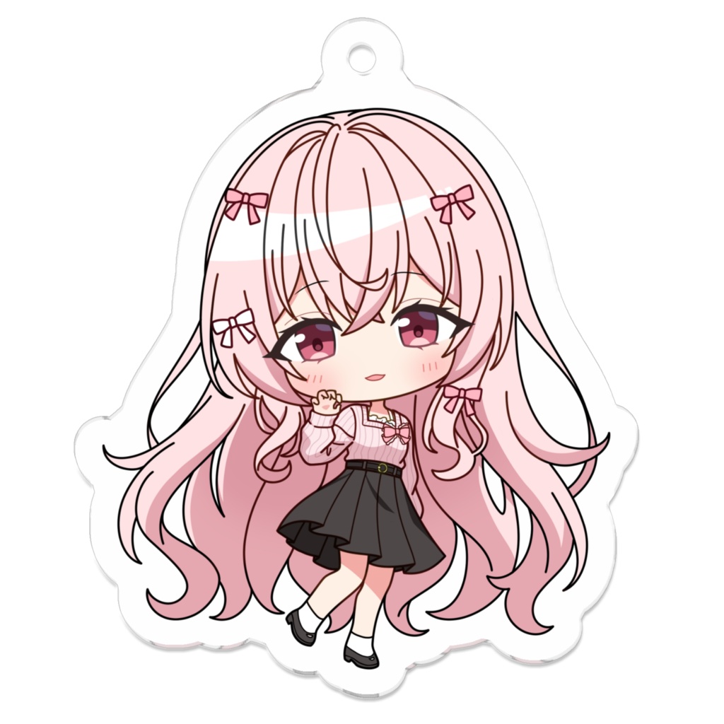 結月モモ アクリルキーホルダー - 50 x 50 (mm)