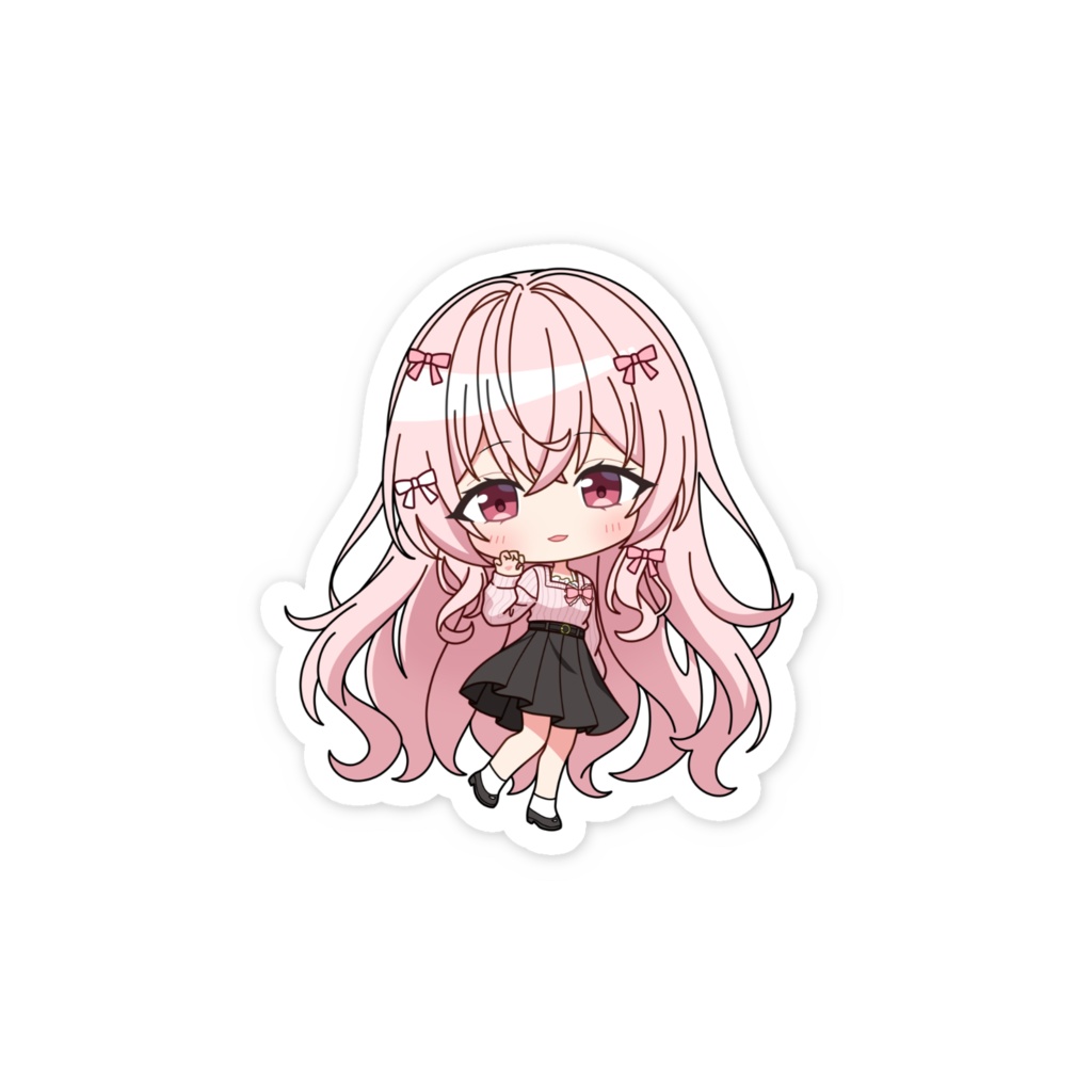 結月モモ スマホステッカー