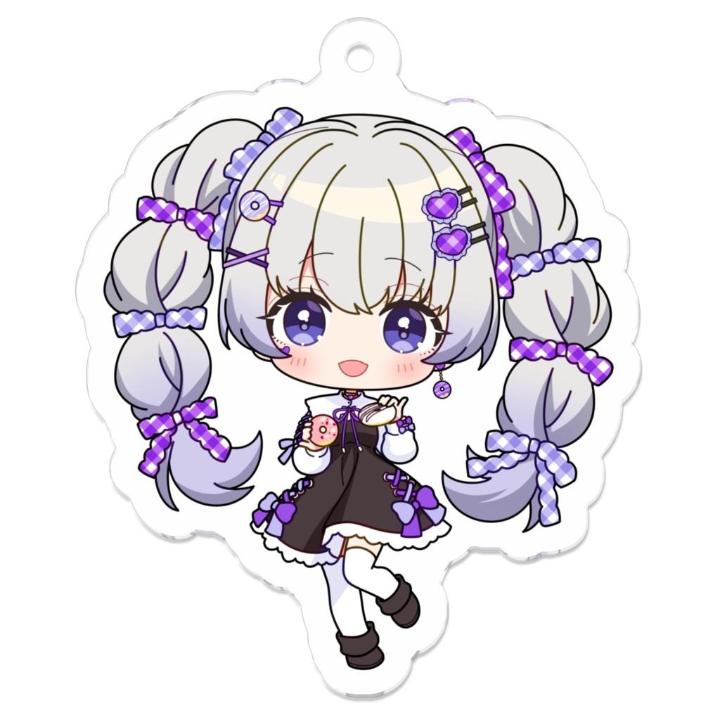 羽澄なゆる アクリルキーホルダー - 50 x 50 (mm)