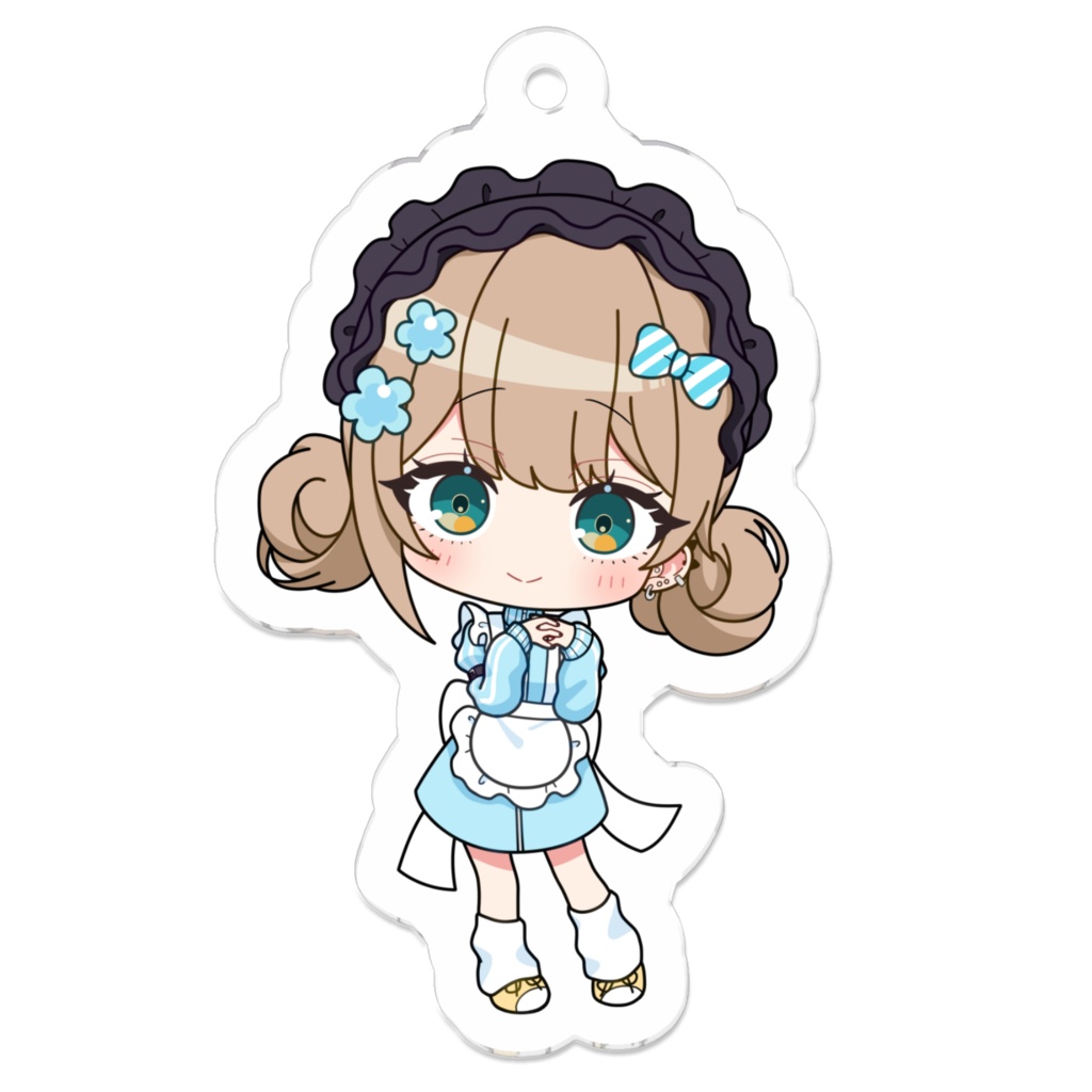 酒寄みん　アクリルキーホルダー - 50 x 50 (mm)