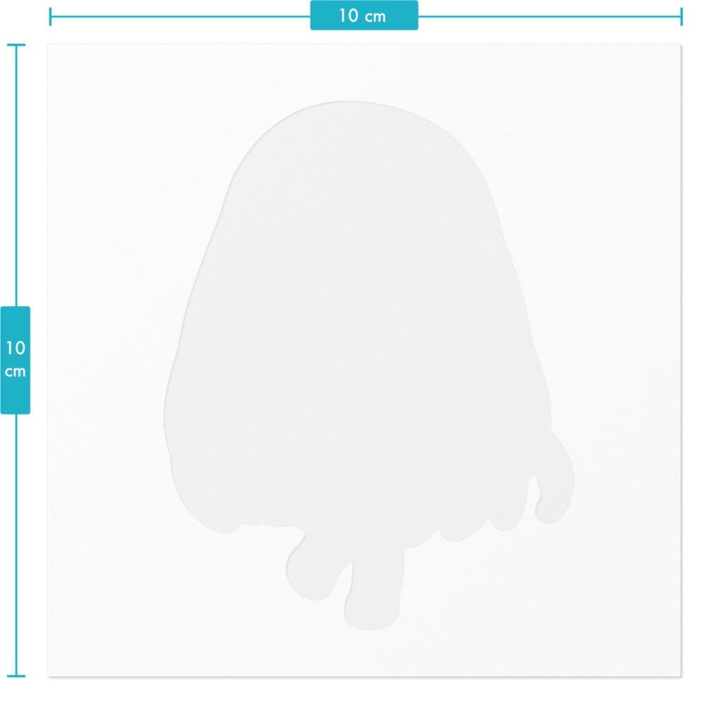 甘咲ゆきみ ステッカー - 100 x 100 (mm)