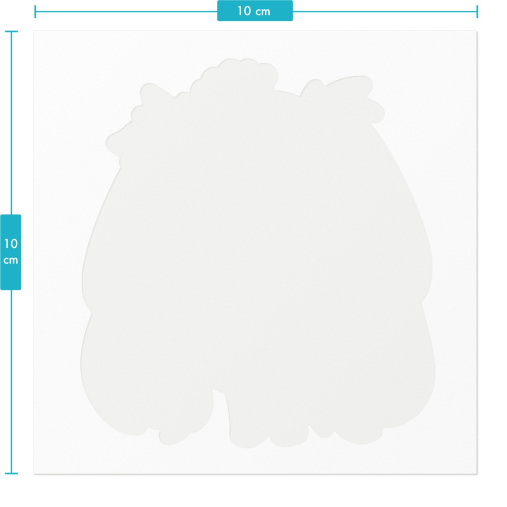 夜宵ミア ステッカー - 100 x 100 (mm)