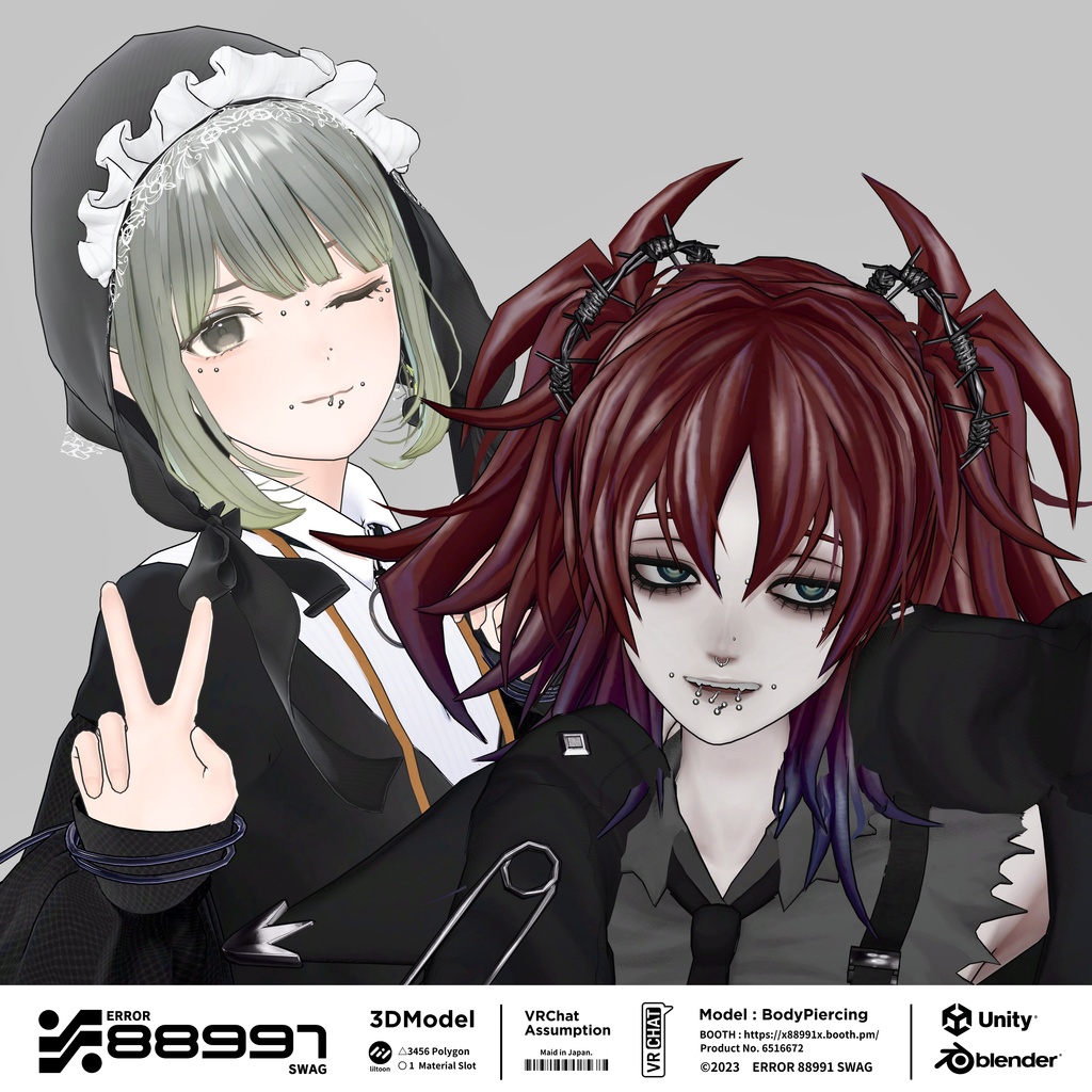 ≒ 5 Avatar Body Piercing ≒ - ≒ ERROR 88991 SWAG ≒ - BOOTH