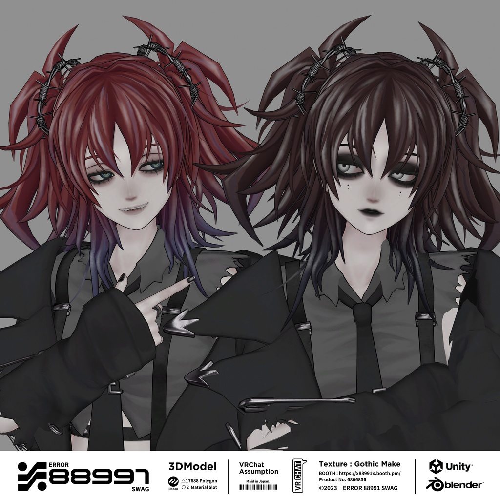 ≒ Velnica Gothic Make ≒